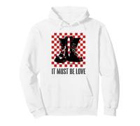 It Must Be Love 2 Tone Ska Music Checkerboard Felpa con Cappuccio
