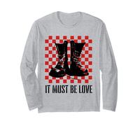 It Must Be Love 2 Tone Ska Music Checkerboard Maglia a Manica
