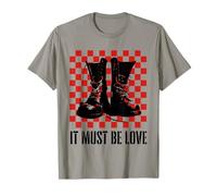 It Must Be Love 2 Tone Ska Music Checkerboard Maglietta