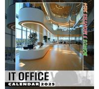 IT Office 2025: Explore Over a Year of Productivity and Collaboration in the Tech World, Ideal for Strategic Planning in Large Size