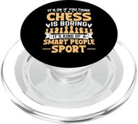 It' Ok If You Think Chess Is Boring It's Kind Of A Smart PopSockets PopGrip per MagSafe