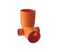 IT.RE - Curva Wc Tipo Alta 2 Innesti D 50 Tubi Raccordi Pvc Rigido