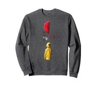 IT Red Balloon Felpa, Unisex per Adulti, Grigio Scuro, M