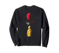 IT Red Balloon Felpa, Unisex per Adulti, Nero, L