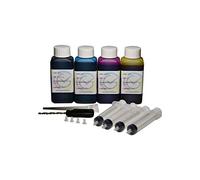 Кit ricarica cartucce HP 364 nero e colore, Inchiostri 4x100ml di altà qualit...