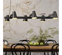 IT´S ABOUT ROMI IT'S ABOUT ROMI Lampada a sospensione Biarritz nera a 6 luci. IT´S ABOUT ROMI