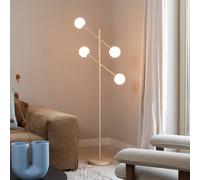 IT´S ABOUT ROMI IT'S ABOUT ROMI Lampada da terra Copenhagen, beige, vetro, orientabile IT´S ABOUT ROMI