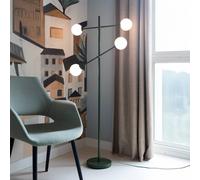 IT´S ABOUT ROMI IT'S ABOUT ROMI Lampada da terra Copenhagen, verde, vetro, orientabile IT´S ABOUT ROMI