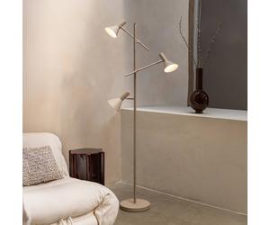 IT´S ABOUT ROMI IT'S ABOUT ROMI Lampada da terra Izmir, color sabbia, a 3 luci IT´S ABOUT ROMI