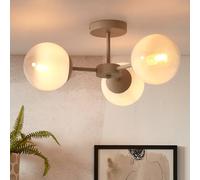 IT´S ABOUT ROMI IT'S ABOUT ROMI Plafoniera Aspen, bianco latte, a 3 luci IT´S ABOUT ROMI