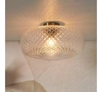 IT´S ABOUT ROMI IT'S ABOUT ROMI Plafoniera Venezia, trasparente, vetro, 44 cm, E27 IT´S ABOUT ROMI