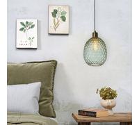 It's About RoMi Lampada a sospensione Venice ovale vetro verde ø18 cm E27