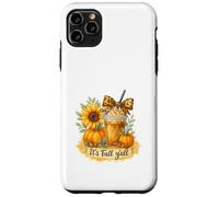 It’s Fall Y’all Iced Coffee Pumpkin Spice Watercolor Custodia per iPhone 11 Pro Max
