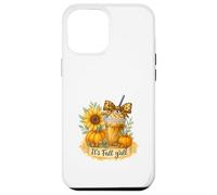 It’s Fall Y’all Iced Coffee Pumpkin Spice Watercolor Custodia per iPhone 12 Pro Max
