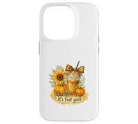 It’s Fall Y’all Iced Coffee Pumpkin Spice Watercolor Custodia per iPhone 14 Pro