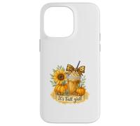 It’s Fall Y’all Iced Coffee Pumpkin Spice Watercolor Custodia per iPhone 14 Pro Max