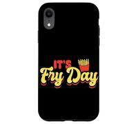 It’s Fry Day Funny French Fries Design Custodia per iPhone XR