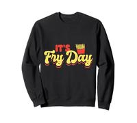 It’s Fry Day Funny French Fries Design Felpa