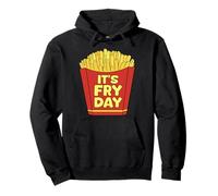 It’s Fry Day Funny French Fries Design Felpa con Cappuccio