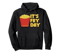 It’s Fry Day Funny French Fries Design Felpa con Cappuccio