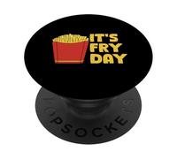 It’s Fry Day Funny French Fries Design PopSockets PopGrip Adesivo
