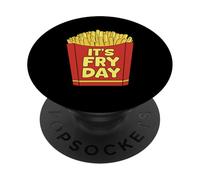 It’s Fry Day Funny French Fries Design PopSockets PopGrip Adesivo