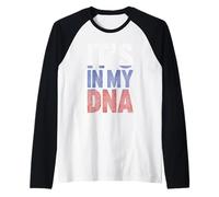 It’s in My Dna Russian Flag Heritage Russia Roots Maglia con Maniche Raglan