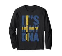 It’s in My Dna Sweden Flag Swedish Roots Maglia a Manica