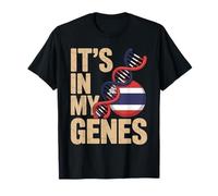 It’s in My Genes Thai Roots Heritage Thailand Flag Maglietta