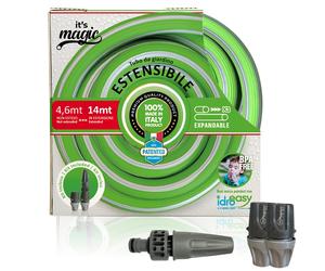 It s Magic Smart Open 14m Tubo Estensibile da Giardino con Lancia Canna Acqua