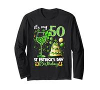 It’s My 50th Birthday St. Patrick’s Day 50 Years Old Party Maglia a Manica