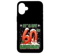 It’s My 60th Birthday Christmas Snowman 60 Year Old Xmas Custodia per iPhone 16 Plus