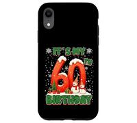 It’s My 60th Birthday Christmas Snowman 60 Year Old Xmas Custodia per iPhone XR