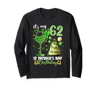 It’s My 62nd Birthday St. Patrick’s Day 62 Years Old Party Maglia a Manica