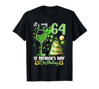 It’s My 64th Birthday St. Patrick’s Day 64 Years Old Party Maglietta