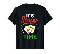 It’s Scopa Time Gioco di Carte Italiano Scopone di Quindici Maglietta