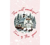 It’s the most wonderful time of the year: Winter themed Personal Notebook | Perfect for journaling, note taking, goals & more | Perfect gift for friend, parent, sibling, partner, boss