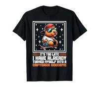 It’s Too Late I’m Already a Capybara Funny Animal Maglietta