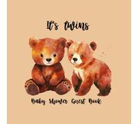 It’s Twins V-1: Twins Baby Shower Keepsake with Advice for Parents, Gift Log, Photo Section, and Memory Pages