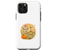It’s Well With My Soul Fall Christian Watercolor Custodia per iPhone 11 Pro