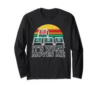 It’s What Moves Me Funny Gaming Vintage Wasd PC Gamer Maglia a Manica