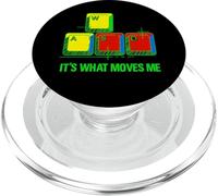 It’s What Moves Me Funny Gaming Vintage WASD PC Gamer PopSockets PopGrip per MagSafe