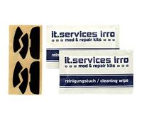 IT-Services Irro 2 Set di Glides/Mouse Pads per Il Mouse PC Logitech G300 / G300S comprende 2 Cuscinetti per la Pulizia