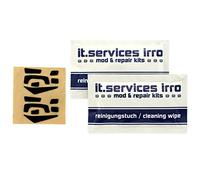 IT-Services Irro 2 Set di Glides/Mouse Pads per Il Mouse PC MadCatz/Saitek R.A.T. 4/6 / 8 / PRO S+ comprende 2 Cuscinetti per la Pulizia