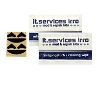 IT-Services Irro 2 Set di Glides/Mouse Pads per Il Mouse PC Razer DeathAdder/DeathAdder Chroma comprende 2 Cuscinetti per la Pulizia