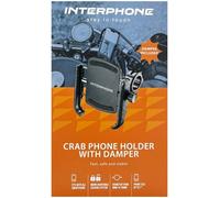 Cellularline Attacco Smartphone Universale Da Manubrio Interphone con Antivibrante SMCRAB24
