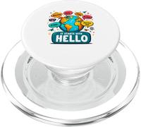 It Starts With Hello Friendship Inclusion Language Teacher PopSockets PopGrip per MagSafe