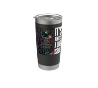 IT Support Sysadmin It's Always A DNS Issue Bicchiere termico in acciaio inox doppia parete