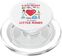 It Takes a Big Heart to Teach Little Minds - Regalo per insegnante PopSockets PopGrip per MagSafe