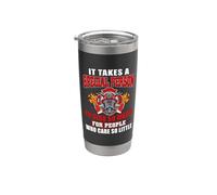 It Takes A Special Person Firefighter Fireman Firefighters Bicchiere termico in acciaio inox doppia parete
